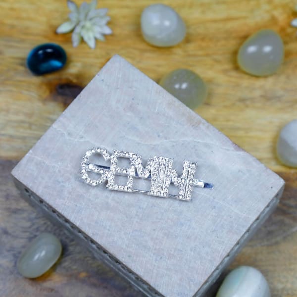 Hair Pin - Silver Glitter - Zodiac Signs