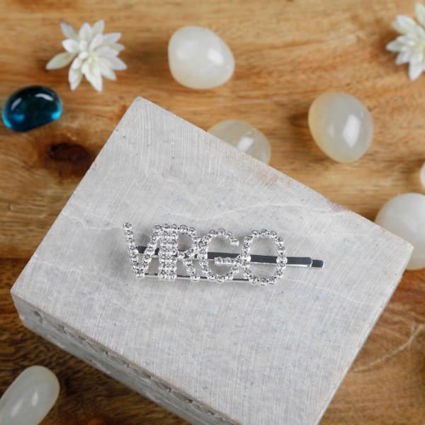 Hair Pin - Silver Glitter - Zodiac Signs