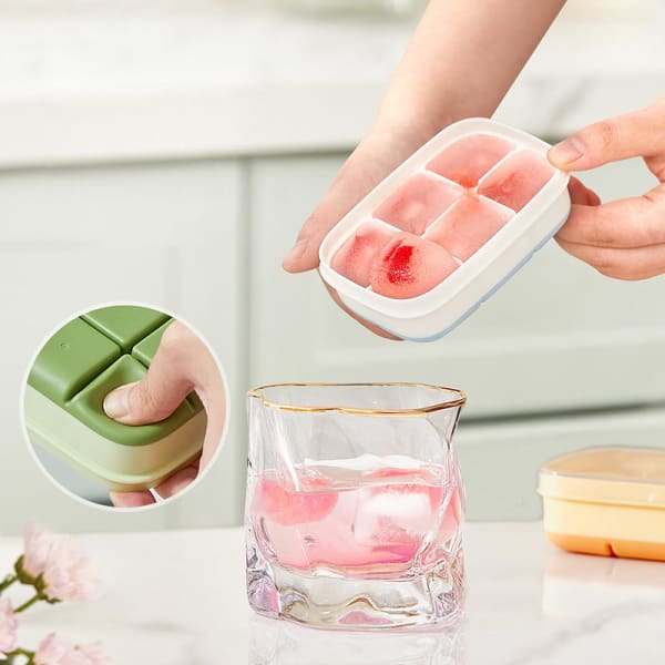 Ice Cube Tray Easy Demolding Single Piece