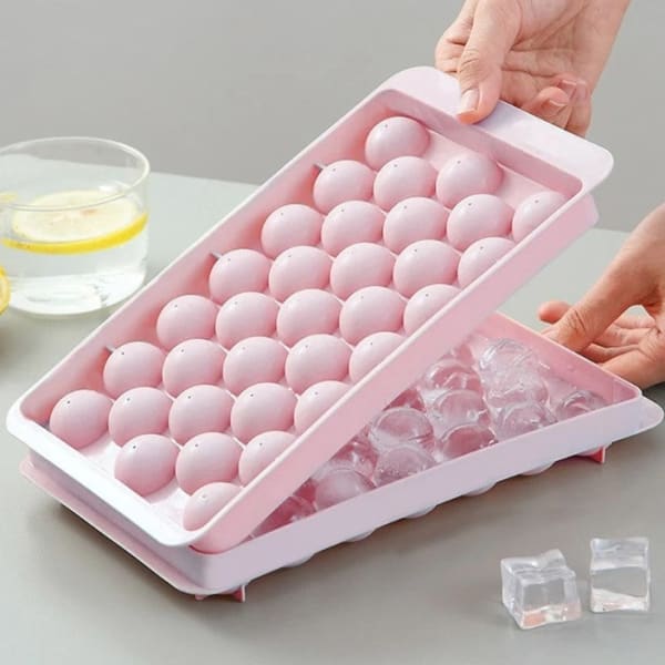 Ice Cube Tray Sphere 33 Slots Single Piece