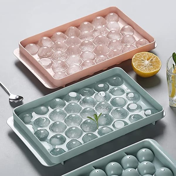 Ice Cube Tray Sphere 33 Slots Single Piece