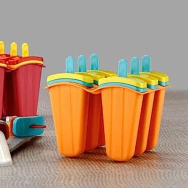 Ice Popsicle Mold - Candy - Assorted - Set Of 6