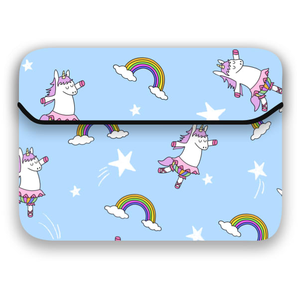 Laptop Sleeve - Dancing Unicorn Blue