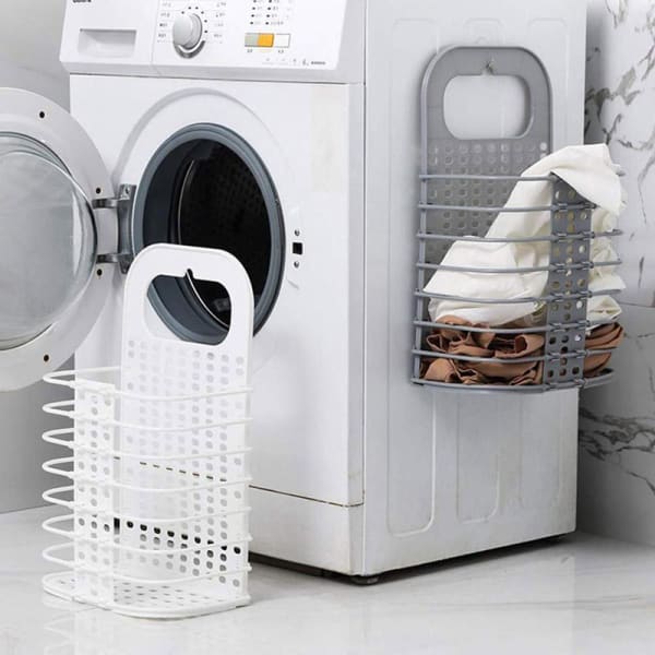 Laundry Basket - Wall Mountable - Single Piece