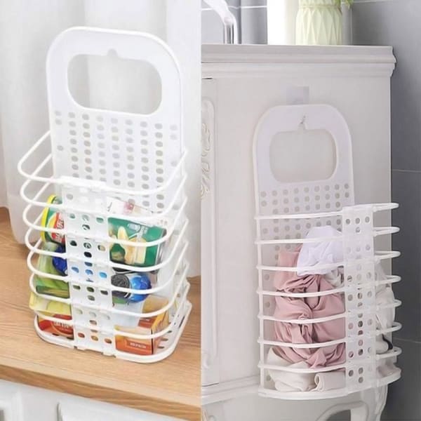 Laundry Basket - Wall Mountable - Single Piece