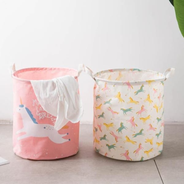 Laundry Storage Bag - Unicorn Print - Multi - Single Piece