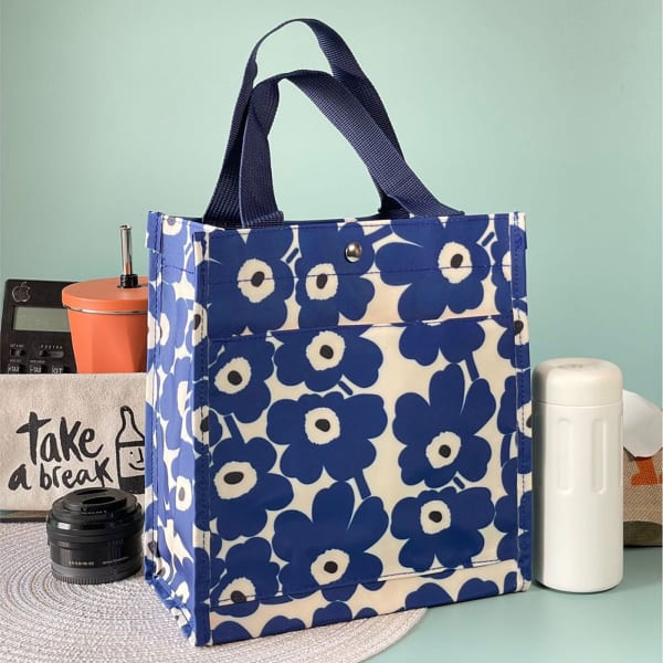 Lunch Bag With Front Pocket - Blue - Assorted - Single Piece