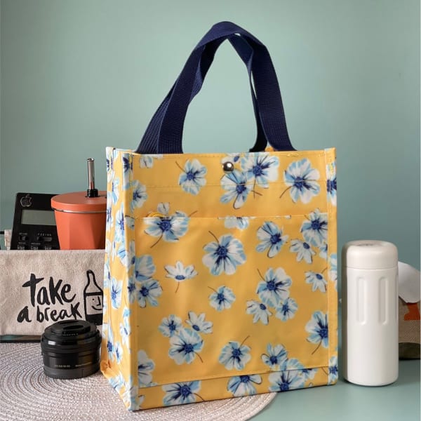 Lunch Bag With Front Pocket - Yellow - Assorted - Single Piece