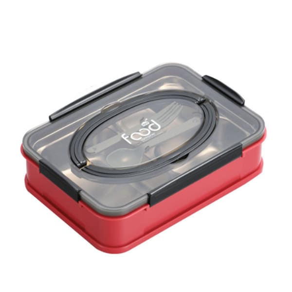 Lunch Box - 4 Compartments - Reheatable - Single Piece