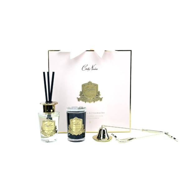 Luxury Gift Set - Charente Rose With Wick Trimmer