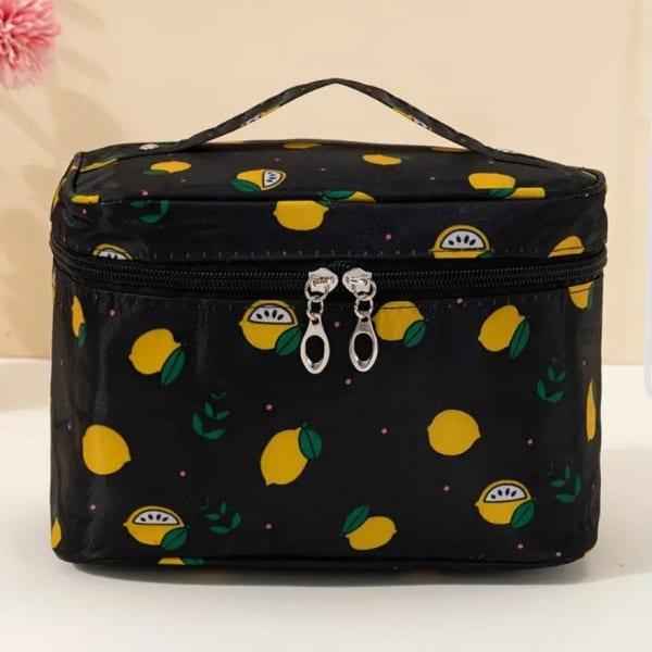 Makeup And Cosmetic Bag - Lemon - Assorted - Single Piece