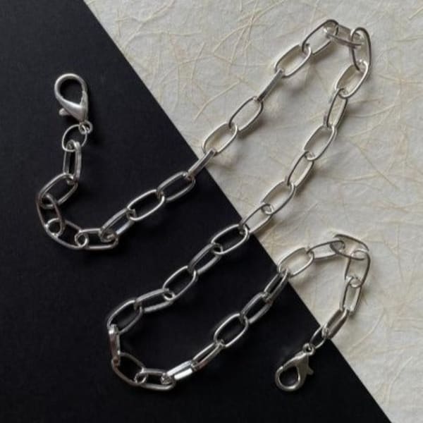 Mask Chain - OG - Thin - Silver Link - Single Piece