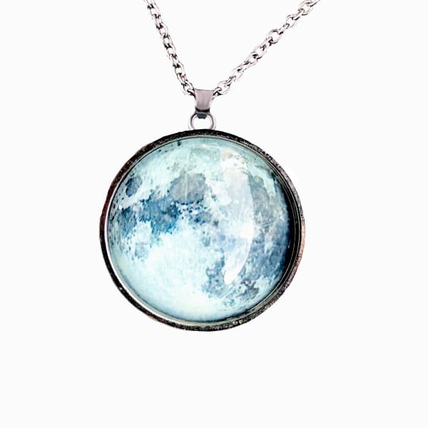 Mini Glow-In-The-Dark Moon Pendant