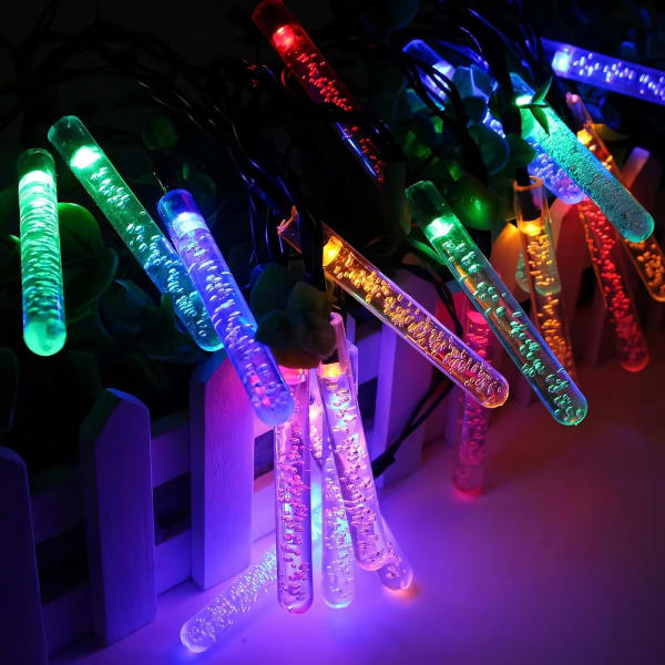 Multi-coloured Water Bubble Test Tube LED String Light