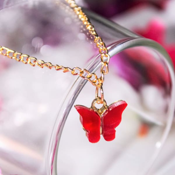 Necklace - Butterfly Charm - Single Piece