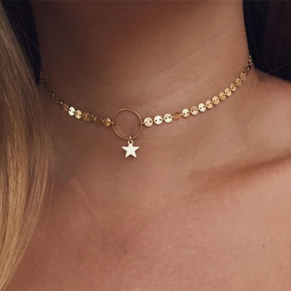 Necklace - Choker - Star - Single Piece - Juju Joy