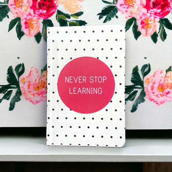 Never Stop Learning Notebook - Assorted - Single Piece