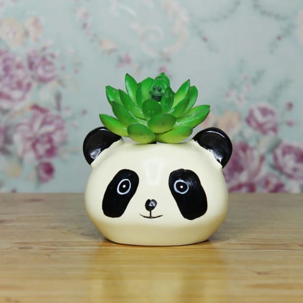 Panda Face Planter - Assorted - Single Piece