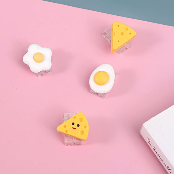 Paper Clip - Egg And Cheese - Assorted - Set Of 4