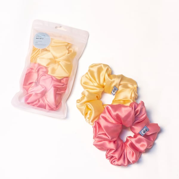 Peachy Lemonade Scrunchie Set Of 2