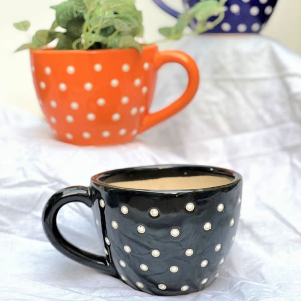 Planter - Dotted Cup - Single Piece