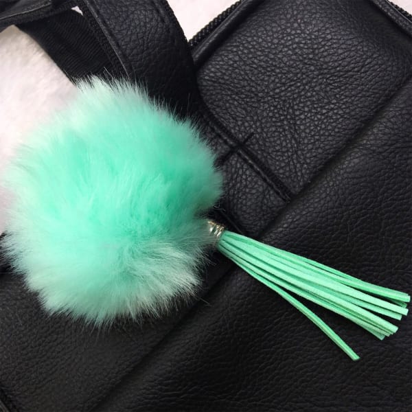 Pompom Keychain - Mint Green