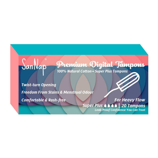 Premium Digital Regular Tampons - Set Of 20 - Heavy Flow