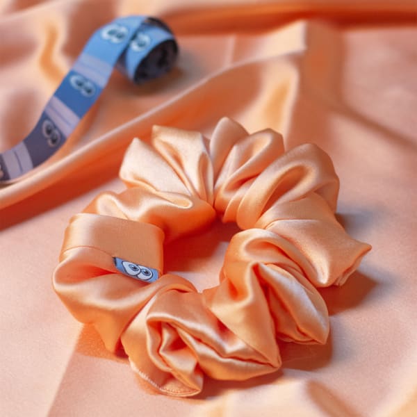 Radiant Sunset Silk Scrunchie - Single Piece