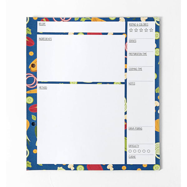 Recipe Sheets