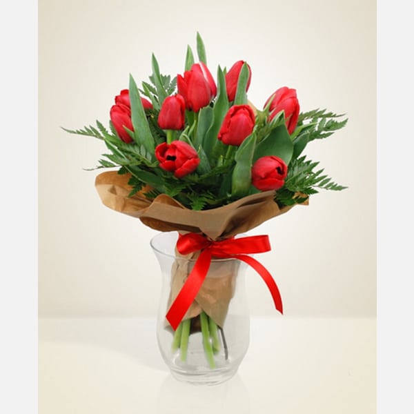 Red tulips