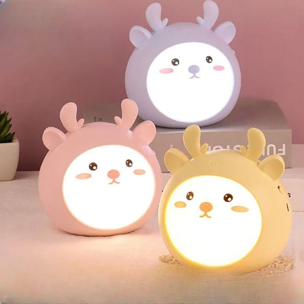 Reindeer Shaped LED Lamp - USB Powered - Assorted - Single Piece