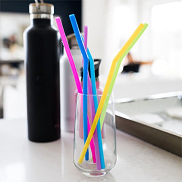 Reusable Straw - Silicone - Set Of 6