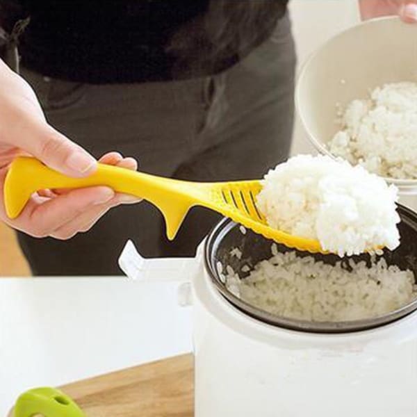 Rice Colander Serving Spoon Leaf Shape