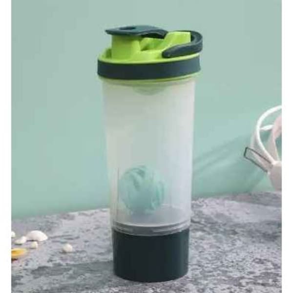 Shaker Bottle With Cup - Single Piece