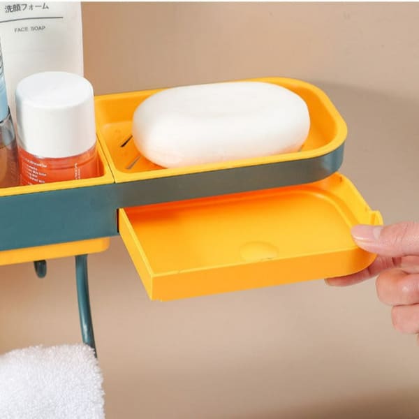 Soap Holder Plus Organzier With Napkin Holder - Single Piece