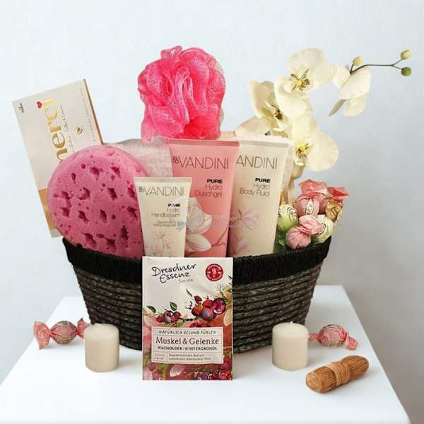 Spa and Chocolate Gift Basket
