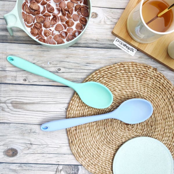 Spoon - Silicone - Heat Resistant - Solid - Single Piece