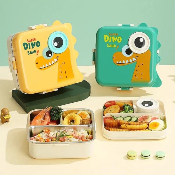 Stackable Dino Lunch Box - Assorted - Single Piece