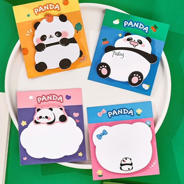 Sticky Notes - Panda - Assorted - Set Of 2