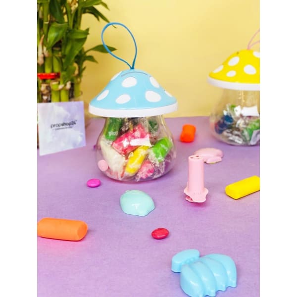 Storage Jar With Play Dough - Mushroom - Single Piece