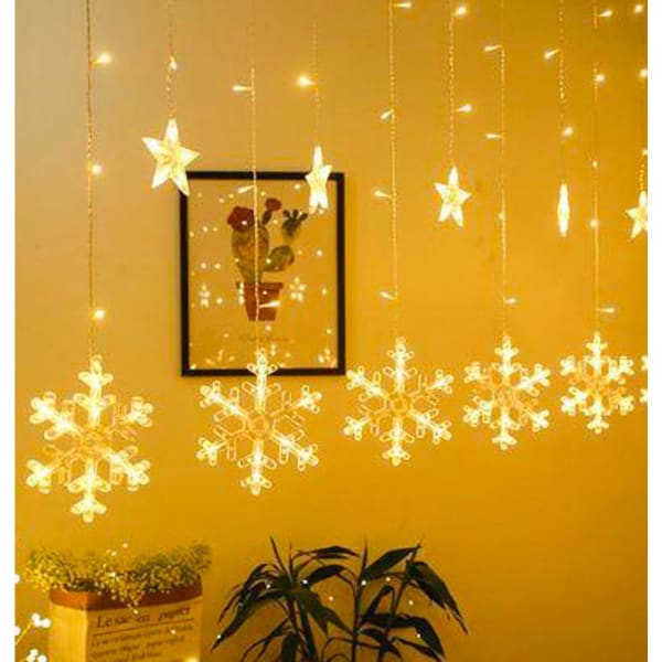 String Lights - Hanging - Snowflakes