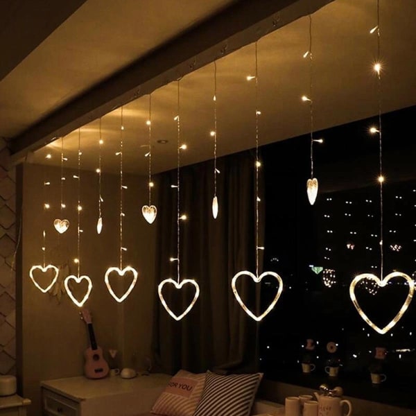 String Lights - Heart - 3m