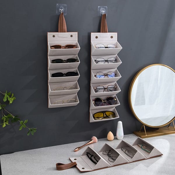 Sunglasses Holder - 6 Slots - Assorted - Single Piece