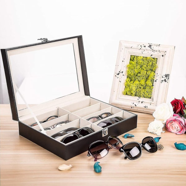 Sunglasses Organizer - 8 Compartments - Assorted - Single Piece