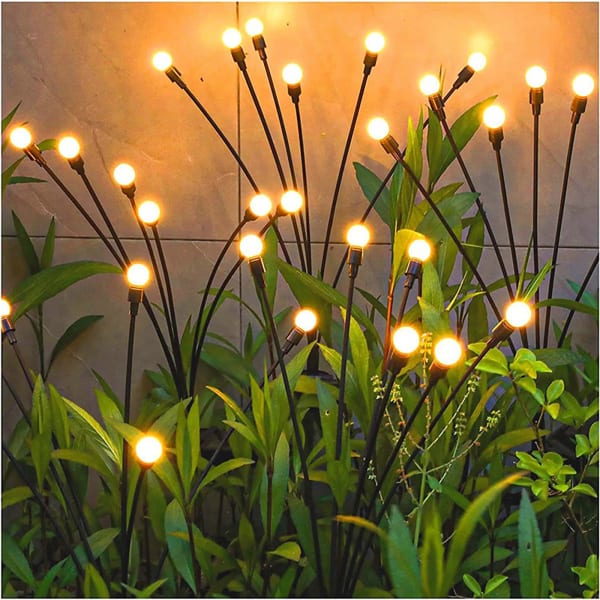 Swaying Fireflies Light - Solar Powered - Assorted - Set Of 2