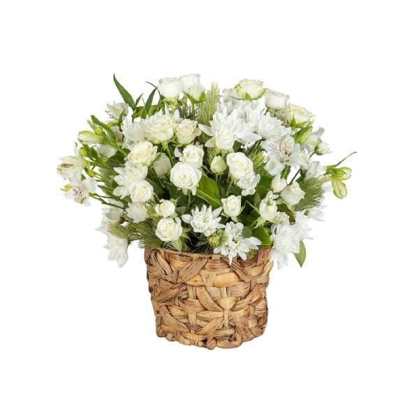 Sympathy Rose Basket