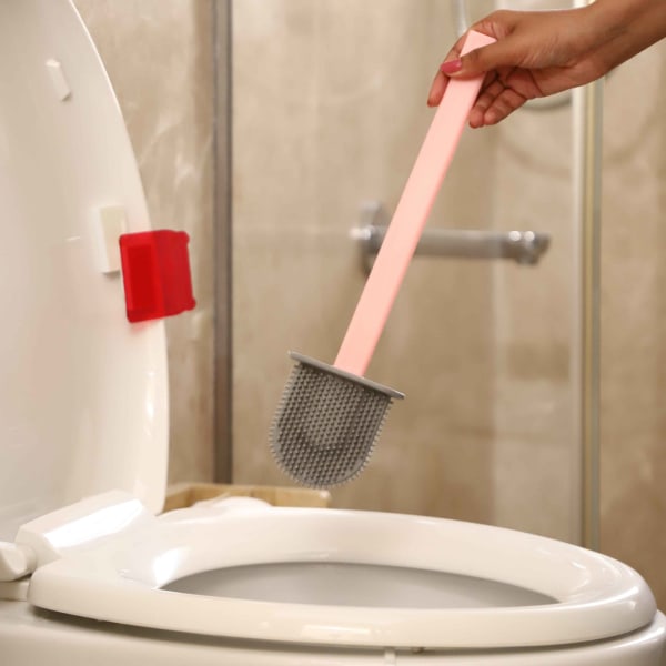 Toilet Cleaning Brush - Silicone - Assorted - Single Piece