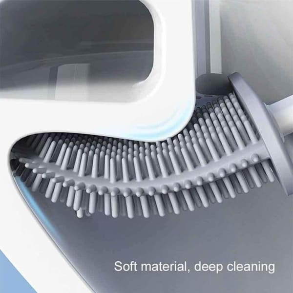 Toilet Cleaning Brush - Silicone - Assorted - Single Piece