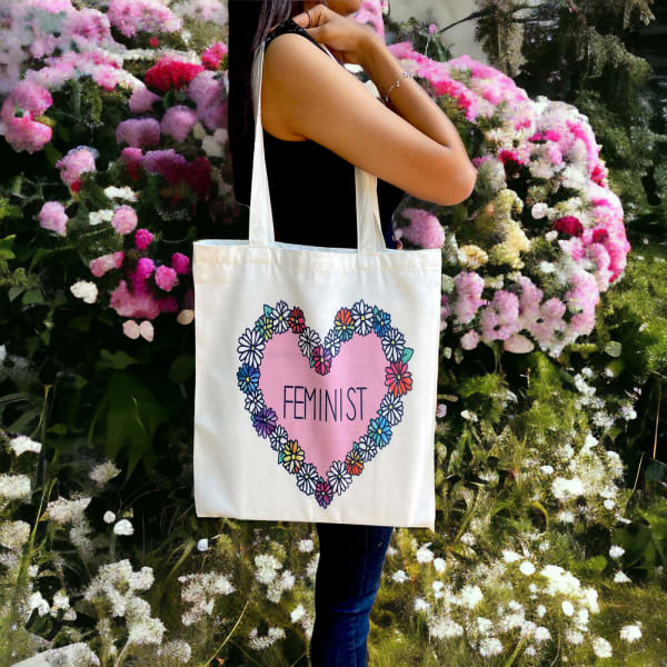 Tote Bag - Feminist - Assorted - Single Piece