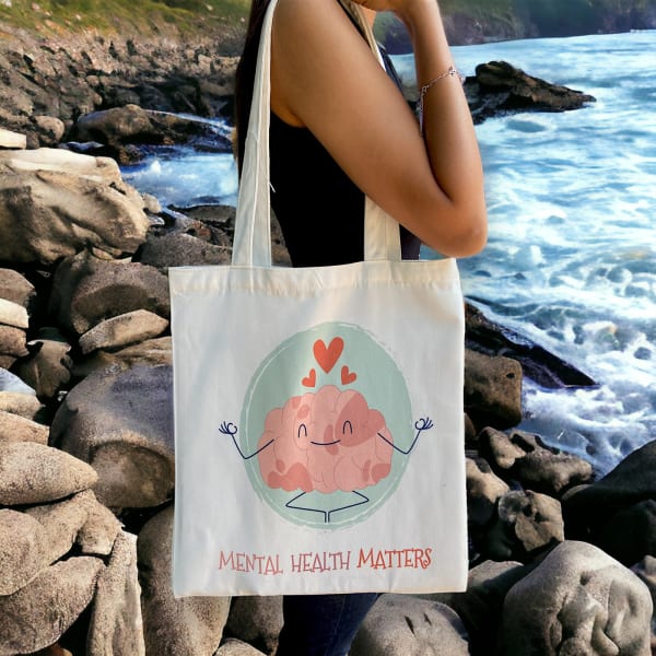 Tote Bag - Mental Health Matters - Assorted - Single Piece